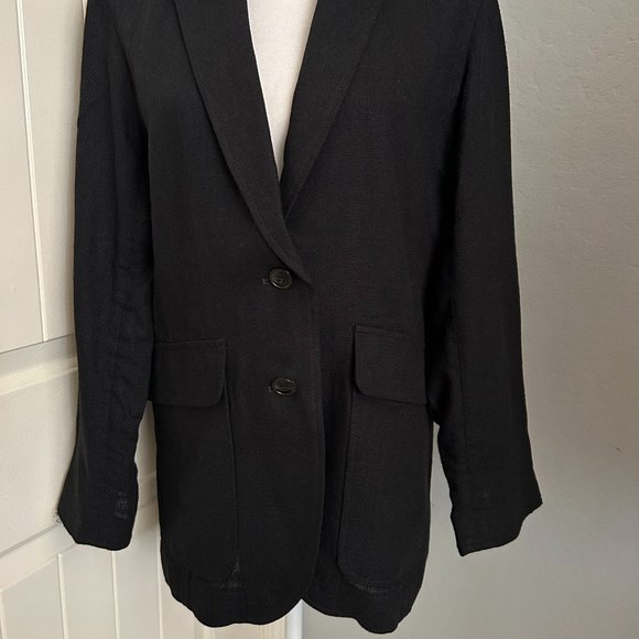 Madewell Women's Breezewoven Larsen Oversized Linen/Viscose Blazer Small NWT - Picture 7 of 12